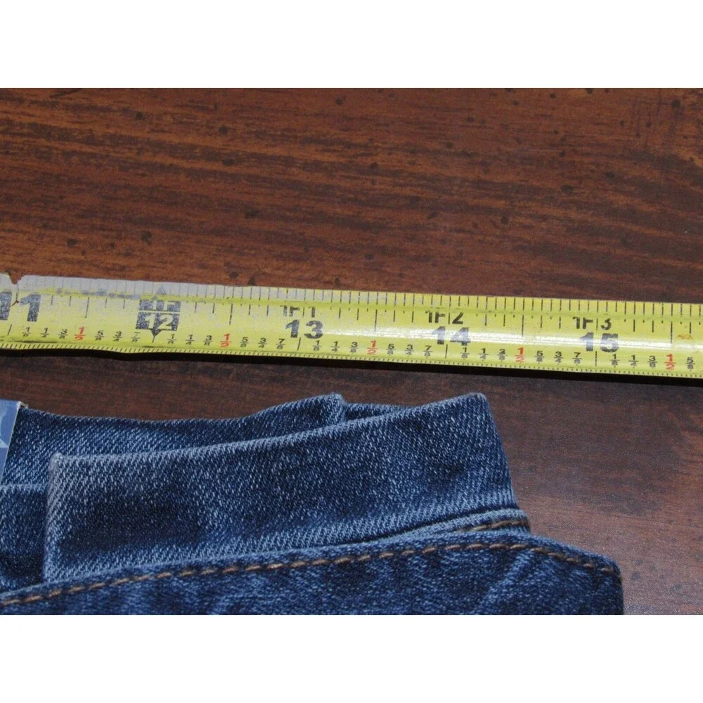 Juniors 9 Denim Mini Skirt Paper Bag High Waist Straight Blue Spice NWT Belted
